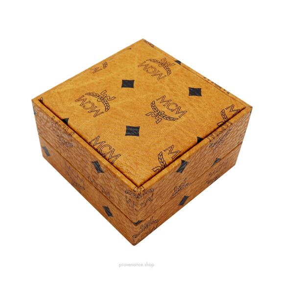 🔴 MCM Jewelry Box - Cognac Visetos - Picture 1 of 11